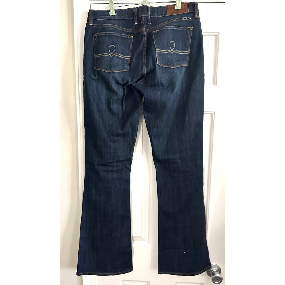 LUCKY BRAND Sofia Boot Cut Bootcut Denim Blue Jeans - Sz 12/31 Long - Picture 2 of 5